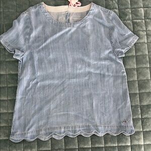 Vineyard Vines Light Blue Kids Blouse